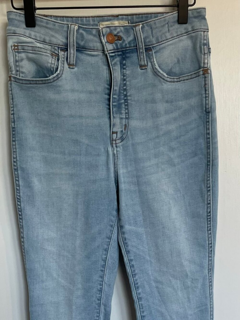 Madewell Curvy Roadtripper Skinny Jeans Size 26 Light Blue Wash Women